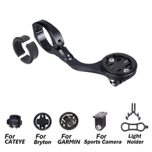 Soporte de ordenador para bicicleta de montaña, soporte de luz frontal para Garmin/Cateye/Bryton 2024 - compra barato