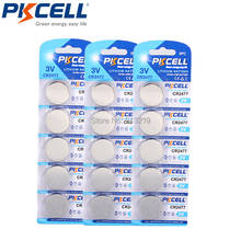 15Pcs/3card PKCELL CR2477 DL2477 2477 3V Lithium Button Coin Battery For Watches clocks hearing aids 2024 - buy cheap