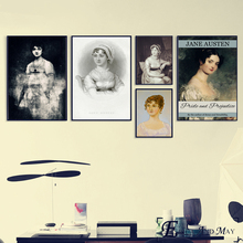 The Portrait Of Jane Austen Vintage Posters And Prints Canvas Art Painting Wall Pictures For Living Room Decoration Home Decor 2024 - buy cheap