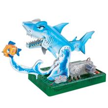 Children DIY Marine Animal Puzzle Kids Origami Electric Shark Model Assembly Toys Baby Model Building Kits Funny Educational Toy 2024 - buy cheap