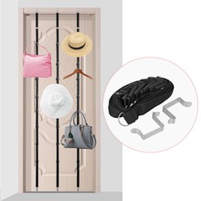 Hat Bag Organizer Towel Coat Storage Holder Adjustable Over Door Straps Hanger Hook With 8 Hooks Cap Rack Home Accessories 2024 - buy cheap