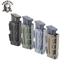Bolsa militar para pistola Molle, 9mm, Fastmag, con Clip de cinturón y carcasa suave Molle, bolsa de plástico 2024 - compra barato