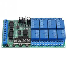 DC 12V 8CH LED Multifunction Digital Delay Time Cycle Timing Relay Switch Module Top Quality 1 2 3 tools 2024 - buy cheap