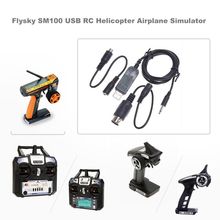 Flysky-simulador de avión y helicóptero a control remoto, SM100, USB, para Flysky FS-i6, FS-i4, FS-TH9X, FS-T6, FS-T4B 2024 - compra barato