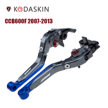 Kodaskin folding extensíveis alavancas de embreagem do freio para honda cb600f 2007-2013 2024 - compre barato