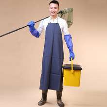 Outdoor Fishing Waterproof Anti-dirty Long Apron Men Women Catch Fish Hunting Clothes Accessory Wearproof Breathable Labor Apron 2024 - buy cheap