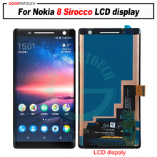5.5" For nokia 8S Nokia8 Sirocco LCD Display Touch Screen Digitizer Assembly For Nokia 8 Sirocco Screen 2560x1440 2024 - buy cheap