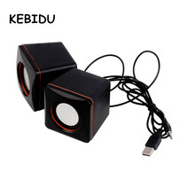KEBIDU-minialtavoz USB para PC, altavoz de Estéreo Universal Simple, reproductor de música de Audio portátil para iPhone, iPad, MP3, portátil 2024 - compra barato