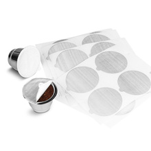 2 cápsulas de 100 sellos de acero inoxidable recargable Cápsula de café Nespresso reutilizable Nespresso máquina de café de copa filtro 2024 - compra barato