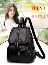 Cool Women Girls Ladies Backpack Travel Shoulder Bag Faux Leather Rucksack 2024 - buy cheap