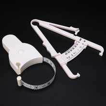 2 шт. белый ПВХ штангенциркуль для жира тела тестер для измерения жира тестер ленты фитнес-оборудование для похудения тела 2024 - купить недорого