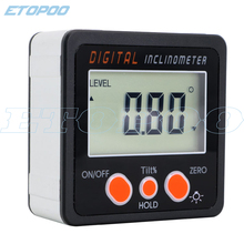 Electronic Protractor Digital Inclinometer IP65 Waterproof Digital Bevel Box Angle Gauge Meter Magnets Base Measuring Tool 2024 - buy cheap