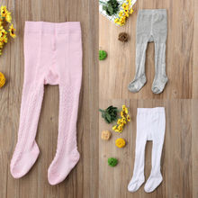 Kawgeett meia calça feminina, de algodão, macia, quente, sólida, 3 peças, para bebês meninas, meias, meias, meias, meias de meias ss 2024 - compre barato