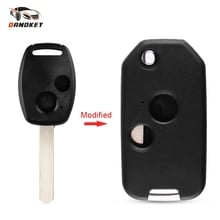 Dandkey Modified 2 Button Flip Folding Remote Car Key Case Shell For Honda Accord CRV Civic Odyssey Auto Keyless Key Cover Style 2024 - buy cheap