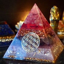 AURA REIKI Orion/Ogan Energy Pyramid Orgonite Energy Converter Emotional Relationships Increase The Frequency Of Love Gift 2024 - buy cheap