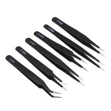 6Pcs/set Safe Stainless Steel Anti-static Tweezers Maintenance Tool Kits Mobile Phone Repair Tool for iphone Cellphone 2024 - buy cheap