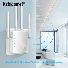 New Wireless Wifi Repeater/Router 1200mbps 2.4G 5G Dual Band Wifi Signal Amplifier Signal Booster Network Range Extender RJ45 2024 - buy cheap