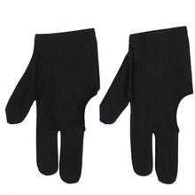 2 Pcs Unisex Snooker Billiard Cue Glove Left Hand Three Finger Hand Guard Protector Professional Snooker Gloves Accessory 2024 - buy cheap