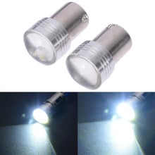 Luces LED de freno para coche, señal de giro, bombilla de luz de respaldo, estilo blanco, BA15S 6SMD 1156, novedad de 2835 2024 - compra barato