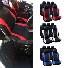 LEEPEE Full Car Seat Cover Automobiles Seat Covers Gray Black Universal Fit Most Cars Interior Accessories Seat Protector 2024 - buy cheap