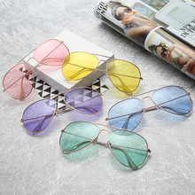 Vintage Retro Fashion Pilot Sunglasses Women Men Luxury Brand Designer Driving Fishing Sun Glasses Candy Color Party Eyewear 2024 - buy cheap