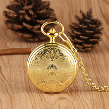 Luxury Gold Mechanical Pocket Watch Exquisite Design Hand Wind Pendant Watch Fob Pocket Chain for Men Women reloj de bolsillo 2024 - buy cheap