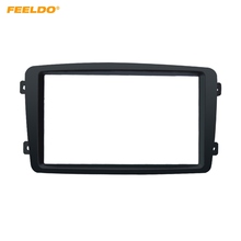 FEELDO Car Double Din DVD Stereo Radio Fascia Frame for Mercedes BENZ C CLASS W203 2002-2004 Audio Dash Frame Panel Kit#5123 2024 - buy cheap