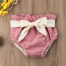 Pudcoco Girl Clothes Cotton Infant Baby Girl Boy Shorts PP Pants Nappy Diaper Covers Bowknot Bloomers 2024 - buy cheap