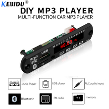 KEBIDU беспроводной Bluetooth 5 в 12 В MP3 WMA декодер плата аудио модуль TF USB FM радио для автомобиля динамик цветной экран дистанционное управление 2024 - купить недорого