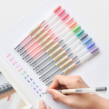 12pcs/lot Colorful Pen 0.5mm Ink Gel Pen Set for painting School Office gel pens Stationery Skawaii school supplies 04153 2024 - buy cheap