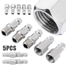 5pc Male&Female Quick Couplers 1/4" BSP Euro Air Line Hose Compressor Connector Quick Release Fittings 2024 - buy cheap