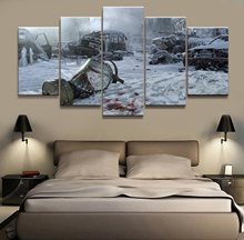 Home Decor Poster HD Pictures Prints Canvas 5 Piece Modular metro exodus Game Living Room Art Decorative Painting Framed 2024 - buy cheap