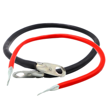 2 Pieces Universal Car Boat Battery 5 AWG Gauge Cable Power Inverter Wire 50cm Strong Resistance High Low Temperature 2024 - buy cheap