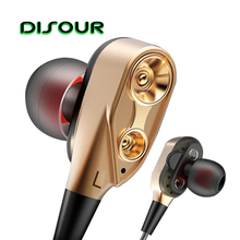 Dual Drive Wired Earphone 3.5mm Stereo With Mic In Ear Earphones Hifi Earbud Headset For IPhone Xiaomi auriculare fone de ouvido 2024 - buy cheap