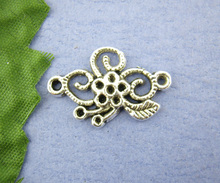 Lovely 35PCs Ornate Floral Connectors Charms Beads15*24mm (B00422) 2024 - buy cheap