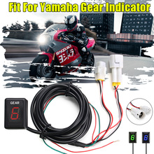 Цифровой индикатор переключения передач, мотоциклетный ЖК-индикатор, 1-6 уровня, для Yamaha YZF-R1 R6 XJR400 MT01 MT03 Fz8 Fz1 Fz6 Xj6 2024 - купить недорого