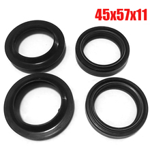 45x57x11 Front Fork Damper Shock Absorber Oil Seal and Dust Seal for Harley-Davidson Honda Suzuki 2024 - buy cheap