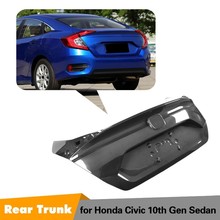 Carbon Fiber Car Rear Trunk Boot Cover Spoiler for Honda for Civic 10th 2017 2018 2024 - buy cheap