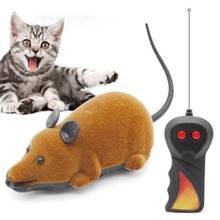 Забавная игрушка для кошек, мышь, беспроводной пульт дистанционного управления, имитация мыши, электрическая забавная игрушка для кошек, домашних животных, товары для домашних животных с пультом дистанционного управления 2024 - купить недорого