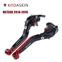 Kodaskin esquerda e direita folding extensíveis alavancas de embreagem do freio para honda nc750x 2014-2018 2024 - compre barato