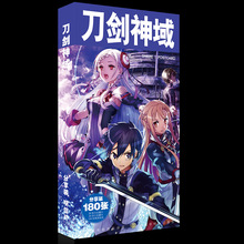 180 pcs/Set Anime Sword Art Online SAO Postcard Toy Greeting Card for Magic Sticker of Paper Gift Card 2024 - buy cheap