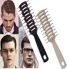 Cepillos de pelo de estilo para hombre y Caballero, cepillo de secado por soplado, masaje de pelo, peine de masaje de moda antiestático 2024 - compra barato