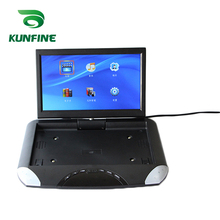 Kunfine 10.1 polegada monitor de telhado do carro lcd flip down tela sobrecarga multimídia vídeo teto montagem exibição 2024 - compre barato