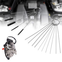 Newest 1set Carburetor Carbon Dirt Jet Remove Cleaning Needle+Brush Tool Kit 2024 - buy cheap