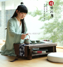 Mesa de chá chinesa tamanho 60x35x20cm, paulownia, mesa de café de madeira para sala de estar, mesas laterais, móveis, mesa pequena 2024 - compre barato