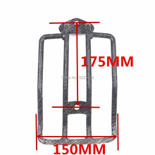 Для Harley Sportster 883 1200 Custom XL1200C 04-16 Iron XL883N 10-14 Low XL883L 05-10 Solo Seat багажные седельные сумки кронштейн для стойки 2024 - купить недорого