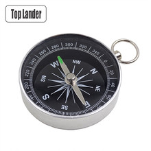 Mini  Aluminum Compass Emergency Survival Tool Outdoor Camping Equipment Hiking Lightweight Pocket Keychain Compass Navigation 2024 - buy cheap