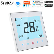 Tuya-controle de temperatura para aquecimento elétrico, wi-fi, controle alexa, assistente do google, termorregulador para sala quente 2024 - compre barato