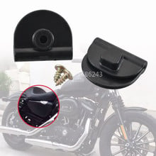 2 pcs Clip Black Battery Left Side Cover Button Clips Fits for Harley Sportster XL 883 XL 1200 48 72 2004-up 2024 - buy cheap