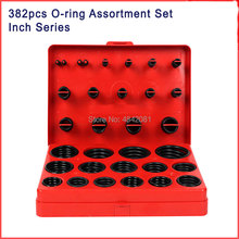 382pcs Rubber Inch Series O Ring Kit Seal Gasket Universal Rubber O-ring Assortment Set R01-R30 2024 - buy cheap